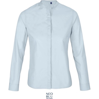 Neoblu 3787 BART WOMEN / Дамска риза с дълъг ръкав от поплин - нежно синя S (243787l7101)