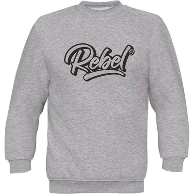 Dětská mikina Classic Rebel černý šedá