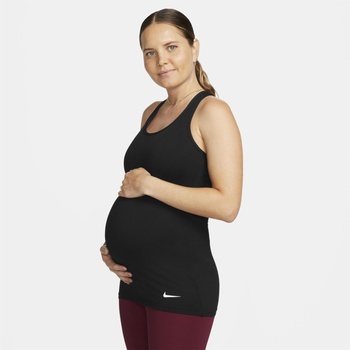 Nike Maternity Dri-FIT Tank Womens - Black/White