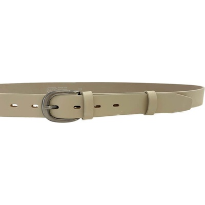 Penny Belts kožený opasek 30-193-44 krémový