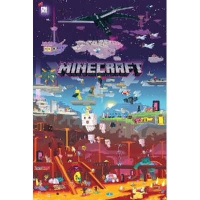 GB EYE Plagát, Obraz - Minecraft - World Beyond, 61 × 91.5 cm