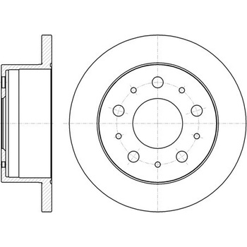 Brzdový kotúč REMSA 61056.00