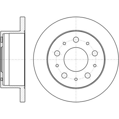 Brzdový kotúč REMSA 61056.00