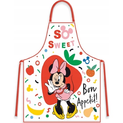 BrandMac Dětská zástěra s čepicí Minnie Mouse Se Sweet