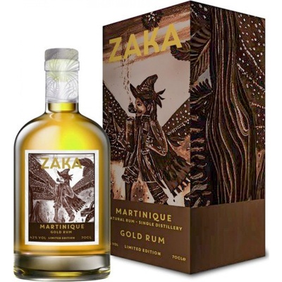 Zaka french carebbean 42% 0,7 l (holá láhev)