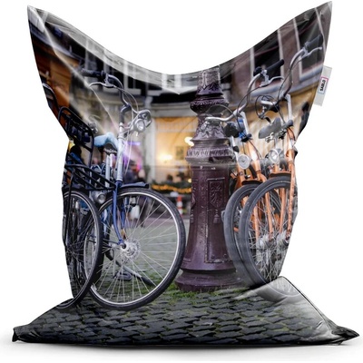 Sablio Sedací vak Mestský bicykel 150x100 cm