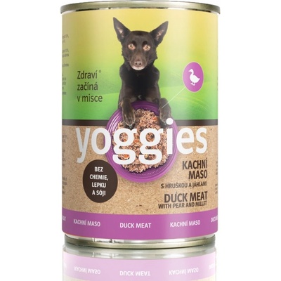 Yoggies kachní s hruškou a jáhlami 400 g – Zbozi.Blesk.cz