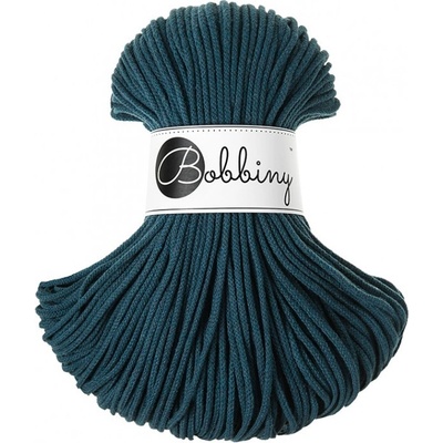 Bobbiny šňůry junior 3 mm petrol ( Peacock blue)