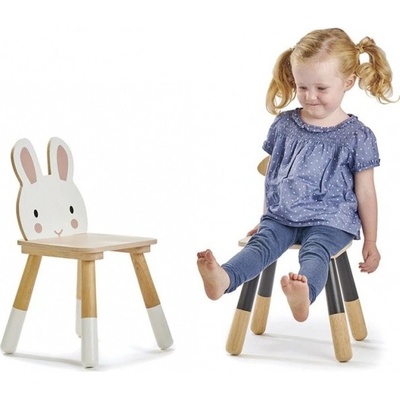 Tender Leaf Toys drevená stolička zajac Forest Rabbit Chair