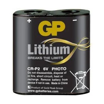 GP Batteries Фото литиева батерия GP CR-P2, 6V, 1300 mAh, GP-BL-CRP2-U1