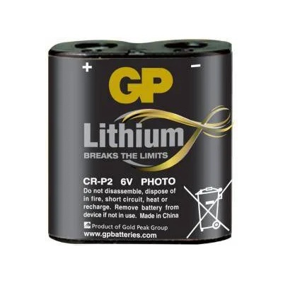 GP Batteries Фото литиева батерия GP CR-P2, 6V, 1300 mAh, GP-BL-CRP2-U1