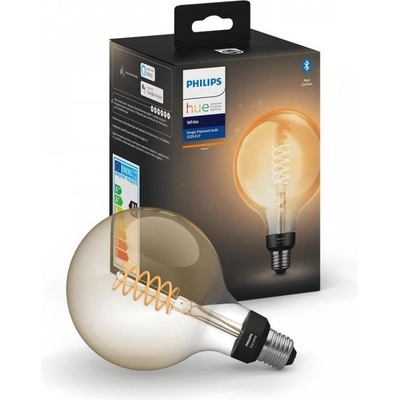 Philips Hue 8719514279131 LED designová žárovka 1x7W 1xE27 550lm 2100K Globe, Bluetooth, Teplá bílá