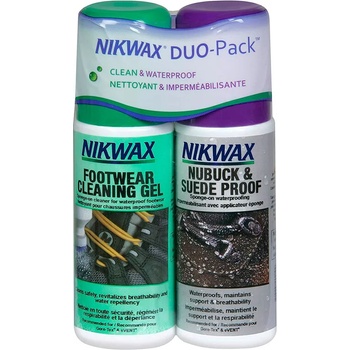 NikWax Препарат за почистване и импрегнация Nikwax Duo Pack за набук и велур (0176-VS)