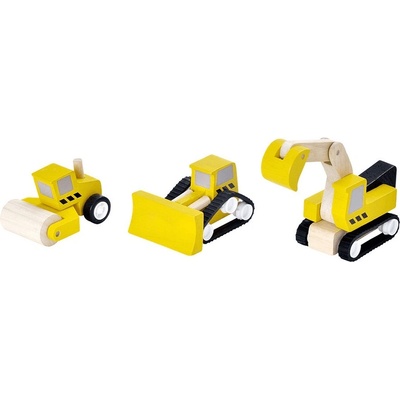 Plan Toys Stavební auta k autodráze