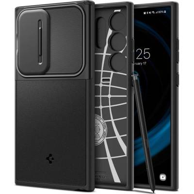 Spigen Гръб Spigen Optik Armor за Samsung Galaxy S24 Ultra- Черен