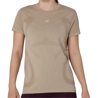 Asics Дамска тениска Asics Women's Road Seamless S/S Top Running shirt - Greige (916-5455-0614)