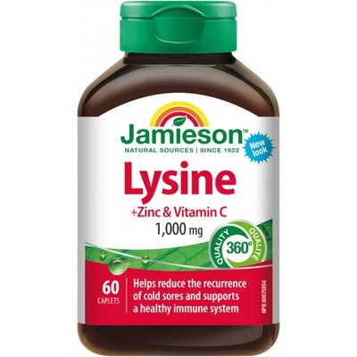 Jamieson lyzín 1 000 so zinkom a vitamínom C 60 tabliet