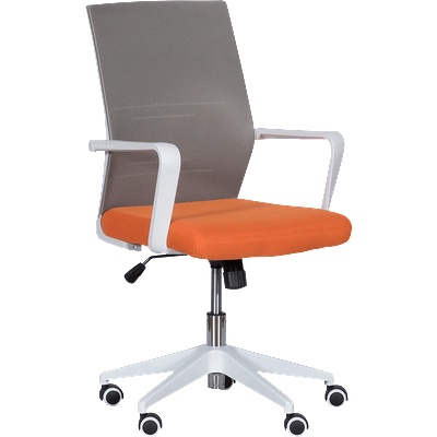 Bittel Работен офис стол Carmen 7044 - сив-оранжев (3520292_2)