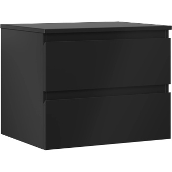 Mexen Orio шкафа за баня под мивка 60 см с плот, 2 чекмеджета, черен мат - 91A10-06047-2-BFFC71 (91A10-06047-2-BFFC71)