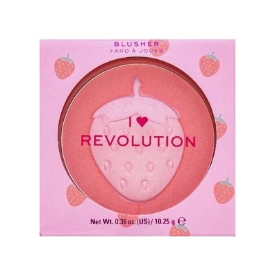 I Heart Revolution Fruity Blusher Kompaktná lícenka Strawberry 9,2 g