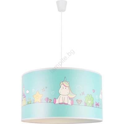 Duolla - Детски пендел UNICORN 1xE27/15W/230V Ø 35 см (DU8833)