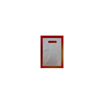 Igelitové tašky o rozměru 200 x 300 mm, stříbrné