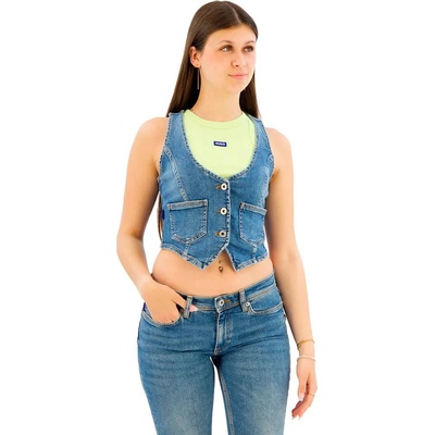 HUGO Елек HUGO Gardenia B waistcoat - Blue (Bright Blue)