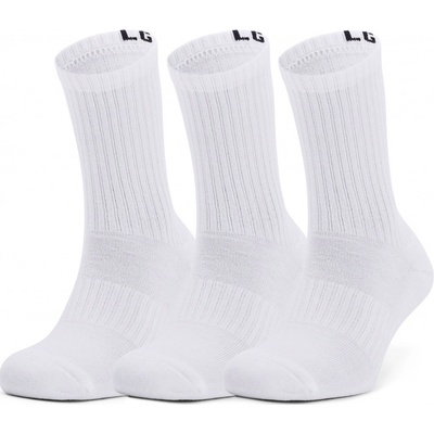Under Armour UA Core Crew 3PK WHT 1358345 100 Bílá