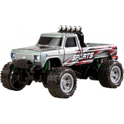 AMEWI RC Monster Truck kovový RTR LED Tempomat 2,4GHz šedý 1:64