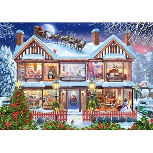Bluebird Puzzle - Puzzle Christmas House - 2 000 piese