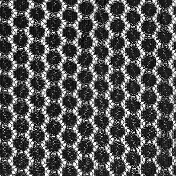 Krajka černá s lurexem, š.150