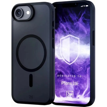 3mk Protection Калъф 3mk Smoke MagCase за Apple iPhone SE4/16E - черен мат (5903108641913)