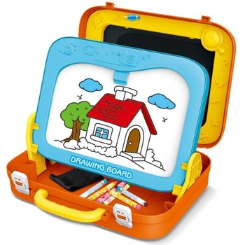 Двустранна дъска за рисуване 2в1 (в куфарче)