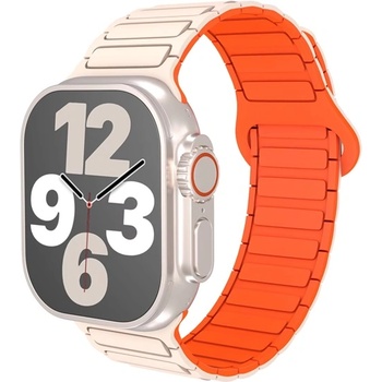 BlackBird Каишка за Iwatch TACTICAL магнитна светлокафява оранжева 42/44/45/46/49 мм BH1784 (BH1784)