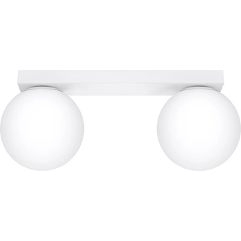 Sollux Бяла лампа за таван със стъклен абажур ø 12 cm Umerta - Sollux (NL.1147)