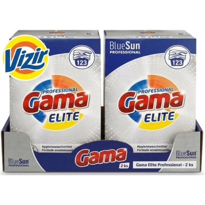 Gama Vizir Elite Professional univerzální prací prášek 2 x 8 kg 246 PD