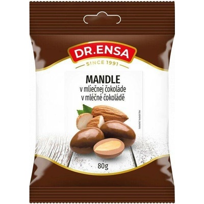 Dr. Ensa mandle v mléčné čokoládě 80 g