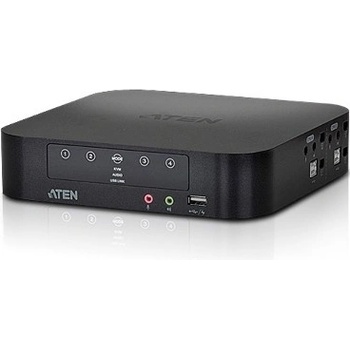 Aten CS-1942 KVM switch Mini DisplayPort Dual View 2PC, USB, Audio