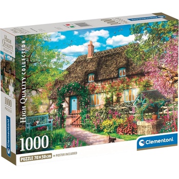 Clementoni Пъзел Clementoni от 1000 части - Китна къщичка (39908)