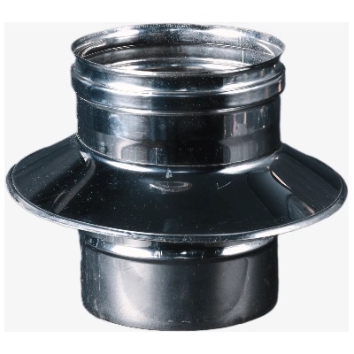 ArtKamin Преходна розетка, кръгла ИНОКС - Ф100 (ПРКИ)