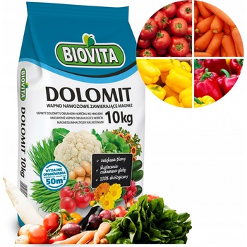 BIOVITA Dolomit vápenato-horečnaté hnojivo 10 kg