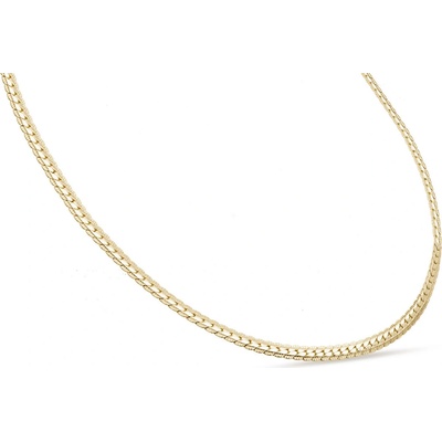 Biju Pozlacený hadovitý řetízek 14k zlatem 3001970