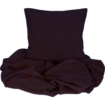SCANquilt pléd Bella tmavě hnědá střední 150x200