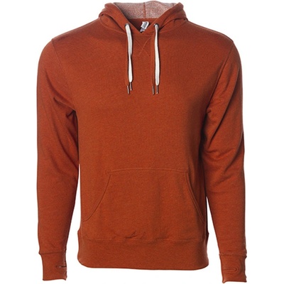 Independent Unisex mikina s kapucňou PRM90HT Burnt Orange Heather