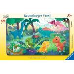 Ravensburger Детски пъзел Ravensburger от 15 части - Малки динозаври (12000856) - ozone