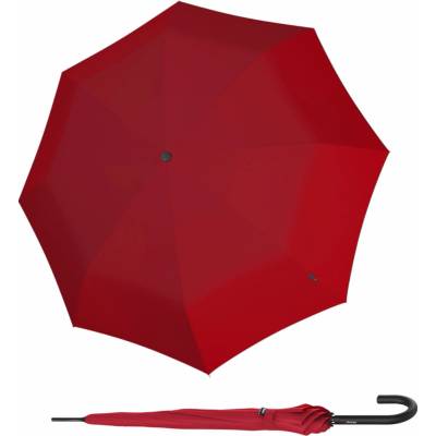 Knirps KNIRPS A.760 STICK RED - elegantný holový vystreľovací dáždnik