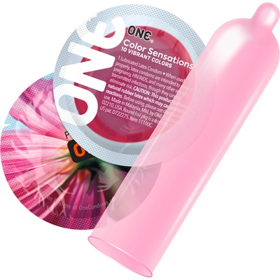 ONE Flavor Waves - ароматизирани презервативи - микс (12 бр. )