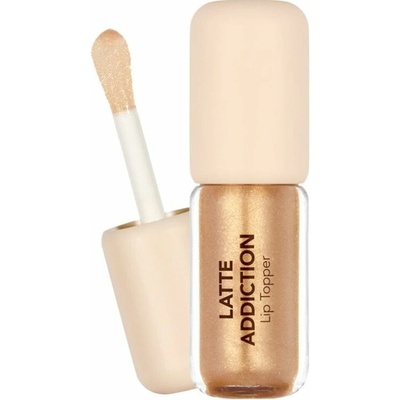 Flormar vyživující lesk na rty Latte Addiction Lip Topper 001 Golden Mocha 3,5 ml