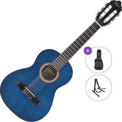 Valencia VC201 Standard SET Transparent Blue Класическа китара с размер 1/4