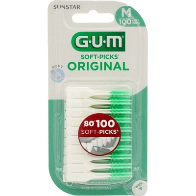 G.U.M Soft Picks Original Medium medzizubná kefka 100 ks